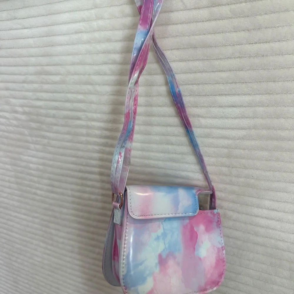 Tie-Dye Pastel Camera Crossbody case
